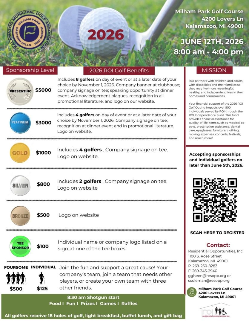 Golf Outing Flyer 2026